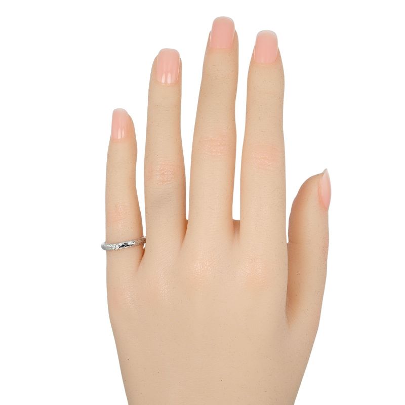 Gucci Diamantissima 18kwhite Gold X Diamonds #7 Ladies 2.4g Ring