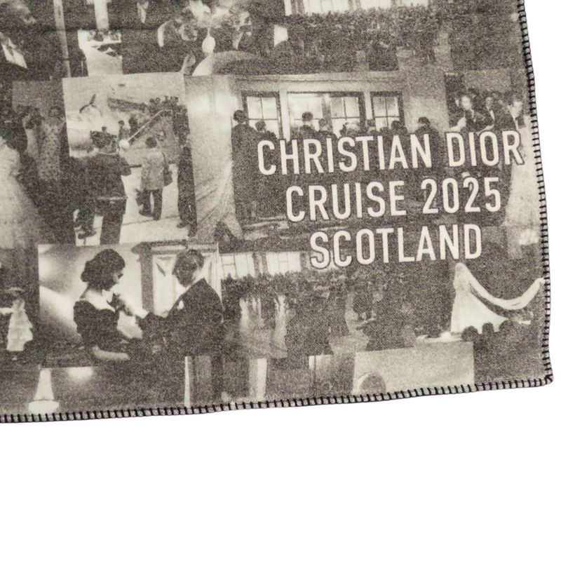 Christian Dior Blanket Knee Wool Grey Miscellaneous 0314 Christian Dior