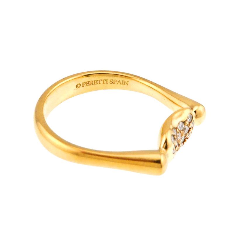 Tiffany & Co Tiffany & Co Bean #11 Ring Diamond 18K YG Yellow Gold 750 Ring