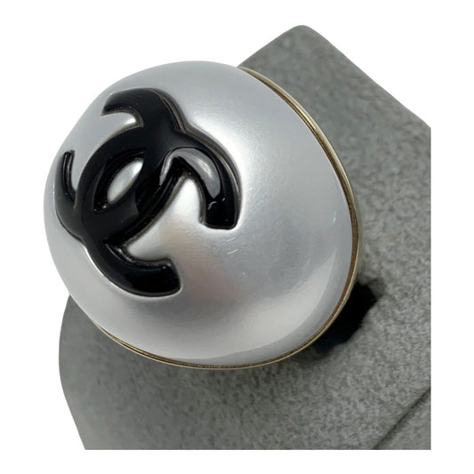 Chanel CC Mark Accessories Ring 25p Gold X Silver Size No 12