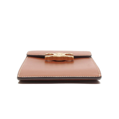 Celine Chain Shoulder Bag Crossbody Mobile Pouch Shiny Calfskin Brown And Others — view 4