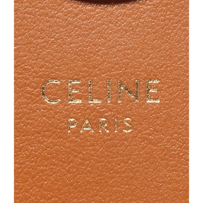 Celine Chain Shoulder Bag Crossbody Mobile Pouch Shiny Calfskin Brown And Others — view 6