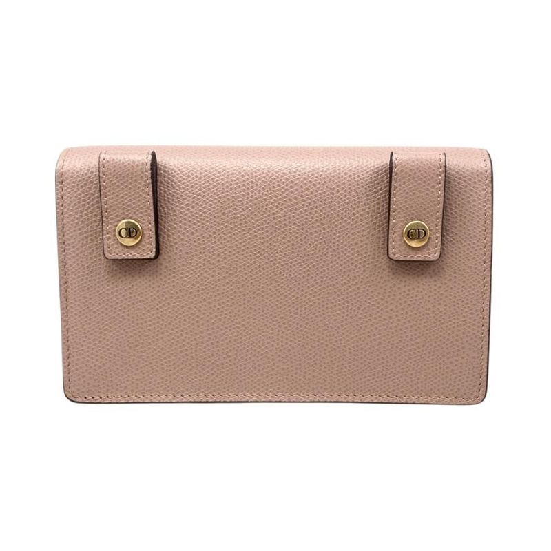 Christian Dior Waist Bag Saddle Belt Pouch S5619cwvg-50pu Logo Pink Beige Gold