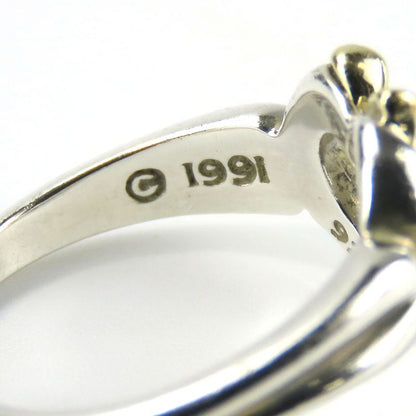 Tiffany & Co Ring ・ Ring Heart Ribbon Silver 925 18K Yellow Gold Approx 3.2g