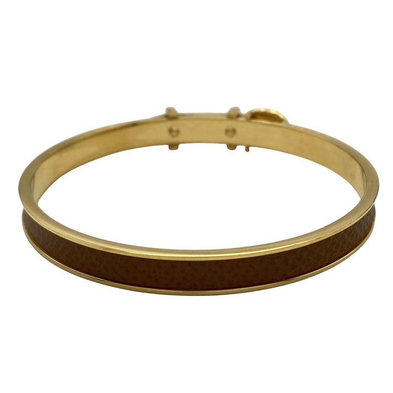 Hermes Bangle Jumping Gold And Brown