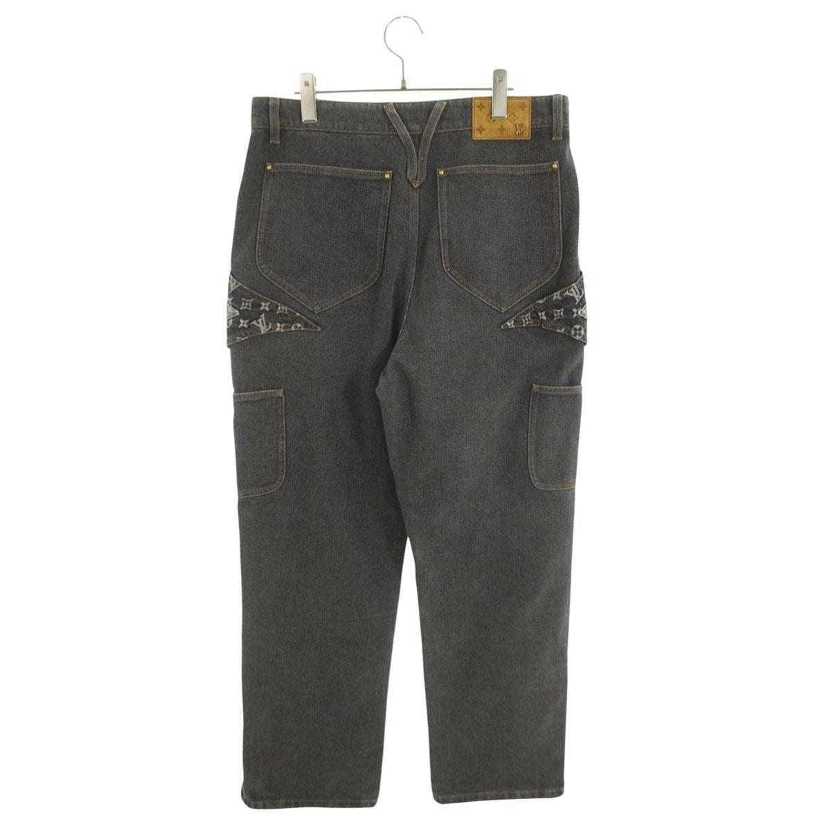 Louis Vuitton Monogram Flower Denim Pants — view 2