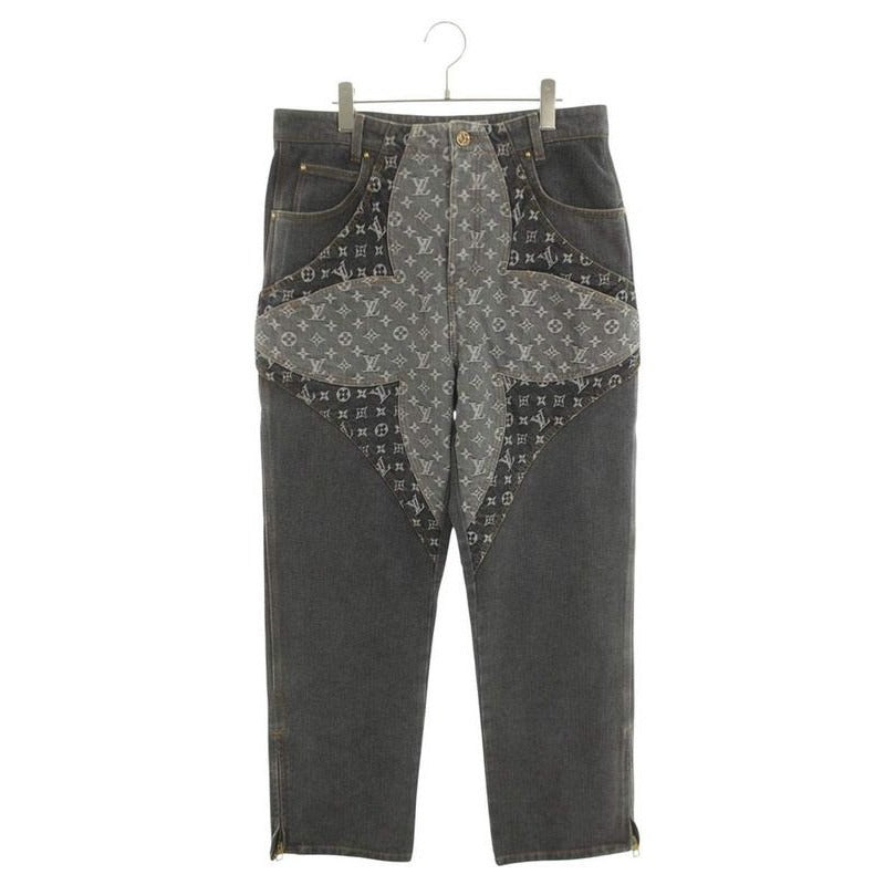 Louis Vuitton Monogram Flower Denim Pants