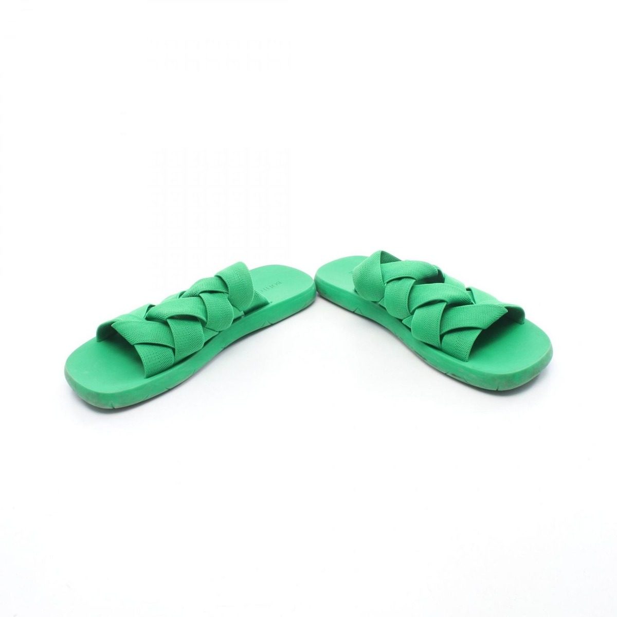 Bottega Veneta Sandals Intrecciato Starfish Green Fabric — view 3