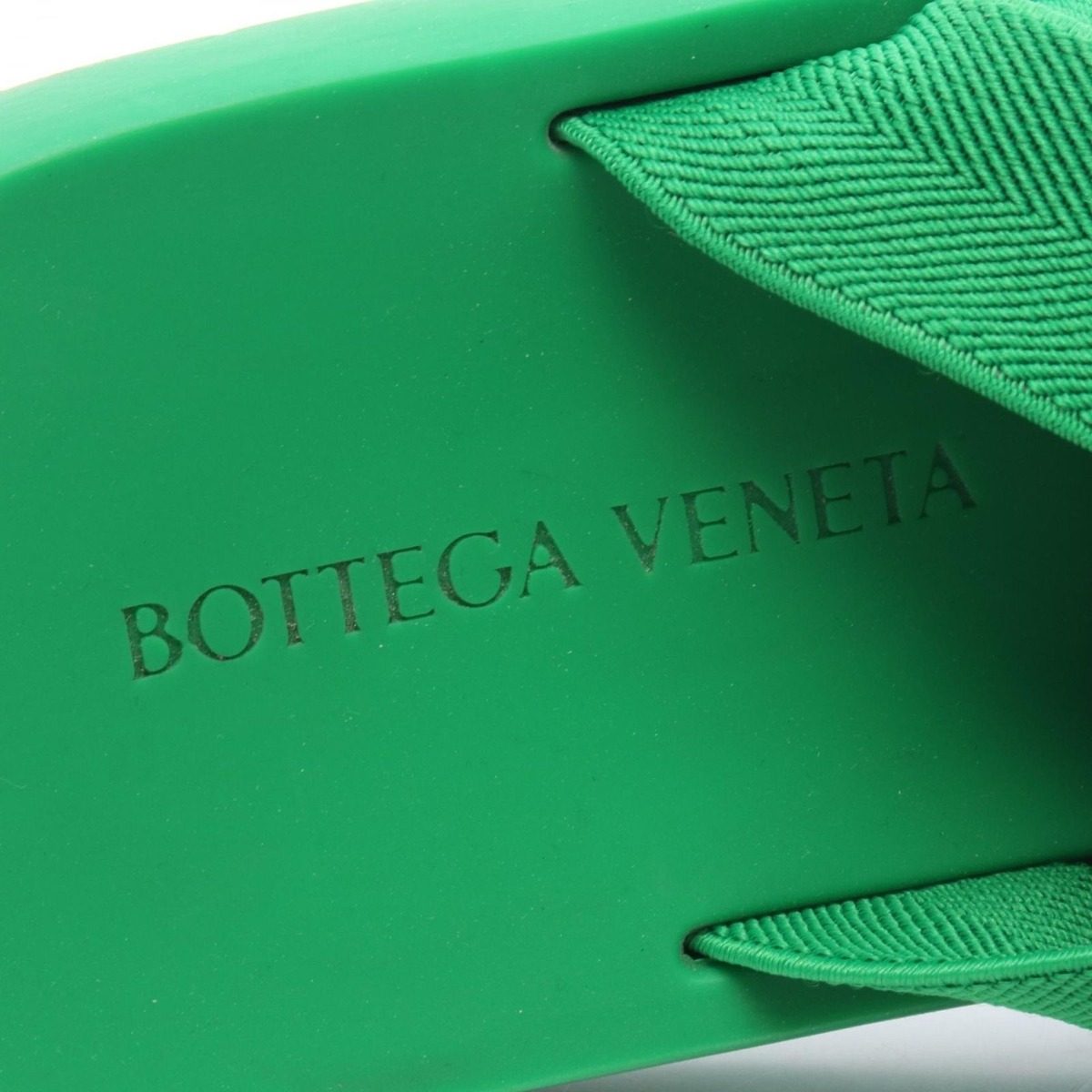 Bottega Veneta Sandals Intrecciato Starfish Green Fabric — view 5