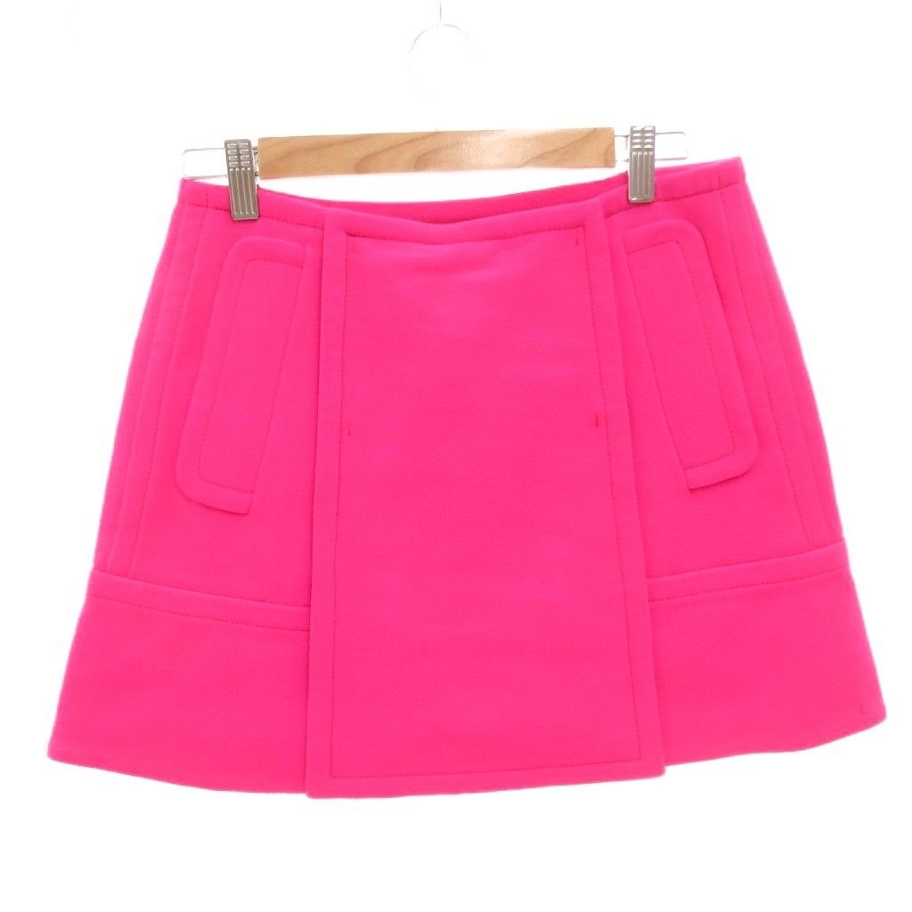 Prada Trapezoid Skirt Mini 40 Pink