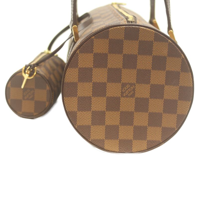 Louis Vuitton 04 N51303 Damier Papillon 30 With Child Damier Canvas Handbag