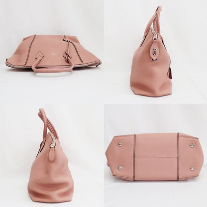 Louis Vuitton Lockit MM Handbag Shoulder Bag 2WAY Pink Silver-hardware