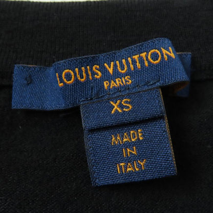 Louis Vuitton 2022 LV Vitesse Wool Long Sleeve Knit Black XS Made In Italy