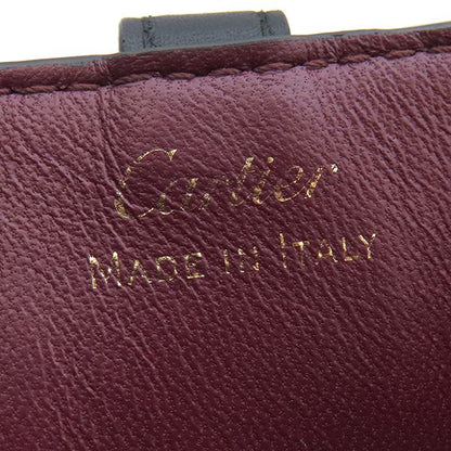 Cartier Shoulder Bag Hobo Bag Sm Leather Black Gold Hardware Must de Cartier