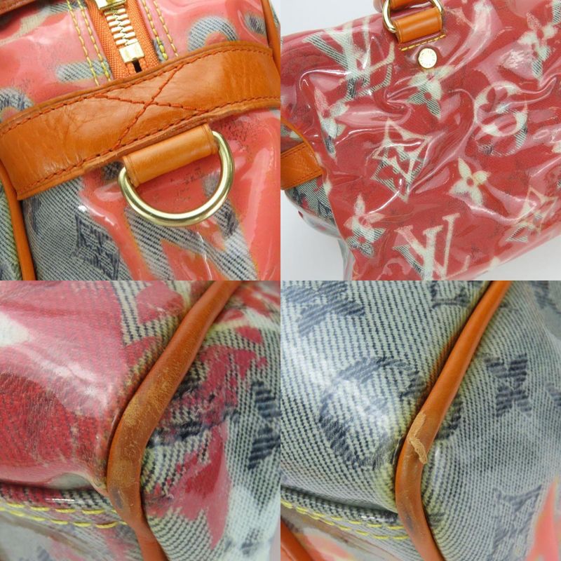 Louis Vuitton Handbag Weekender PM M95734 Monogram Pulp Rose Orange Multicolor