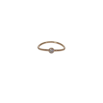 Tiffany & Co. Wave Single Row Ring 18K Pink Gold