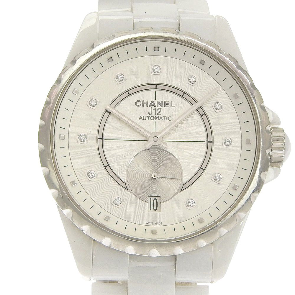 Chanel Diamond White Ceramic Watch