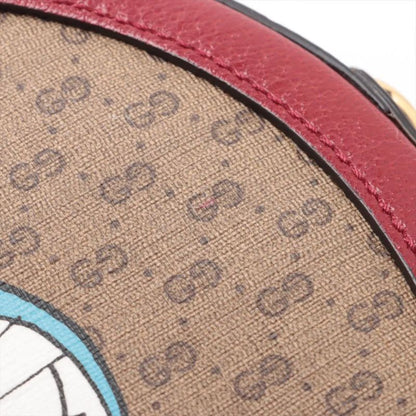 Gucci X Doraemon Collaboration Micro GG Leather Shoulder Bag Crossbody 625216