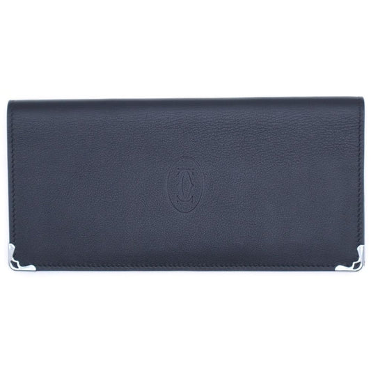 Cartier Must de Cartier Wallet Calfskin Black