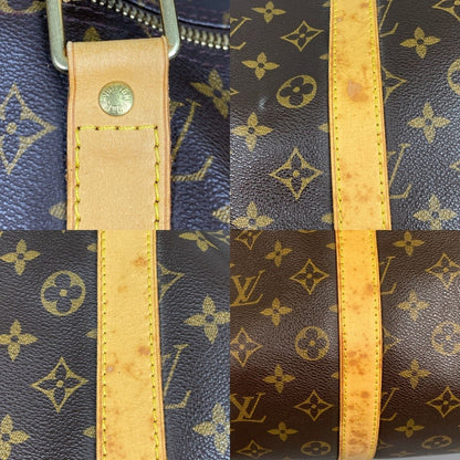 Louis Vuitton Monogram Keepall Bandouliere 55 Boston Bag