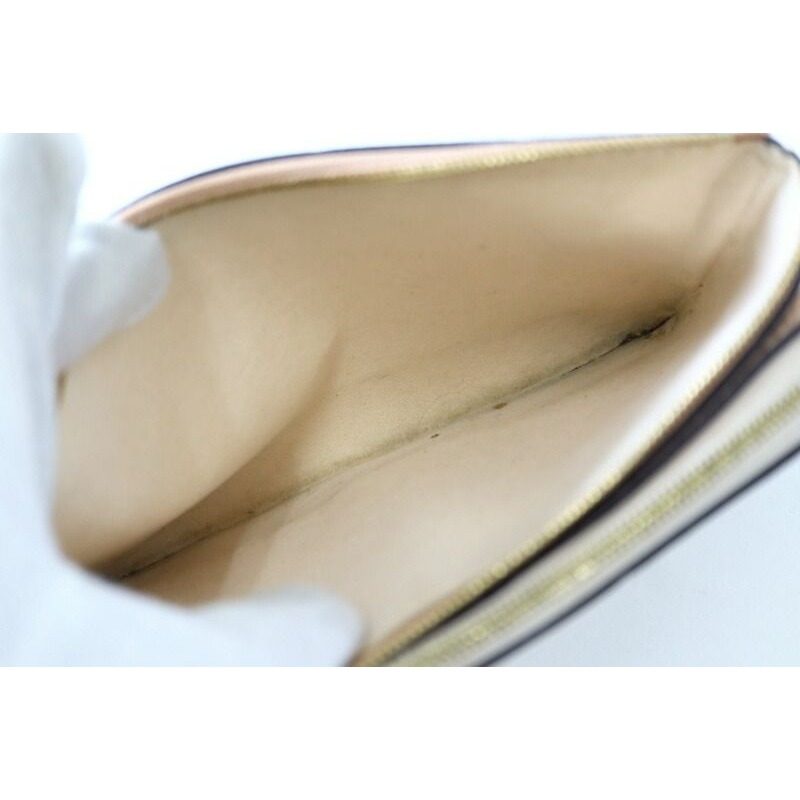 Louis Vuitton Pochette Double Zip Shoulder Bag Monogram Empreinte Beige — view 5