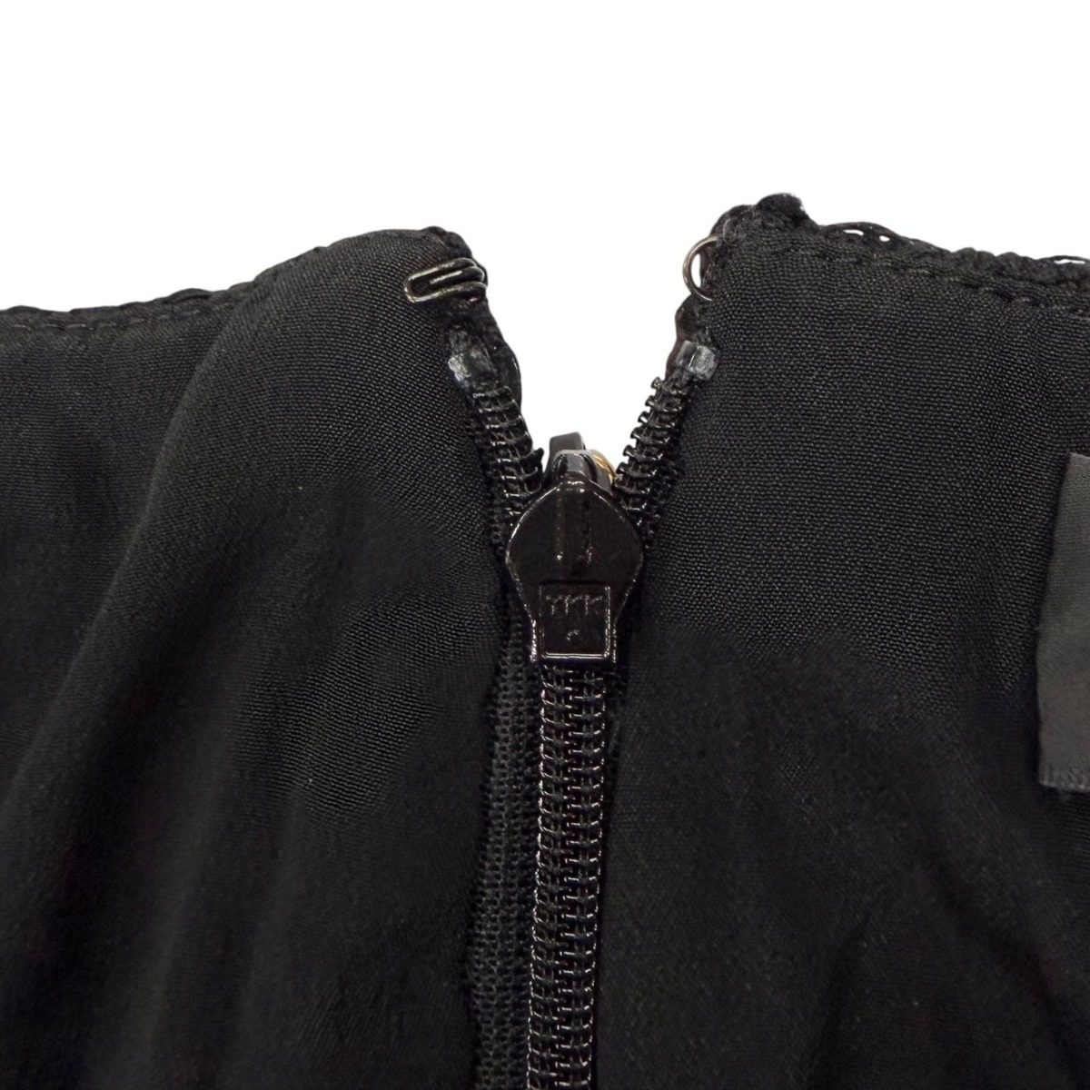 Versace Cotton Gold Chain Medusa Tweed No Sleeve Dress Black 38 — view 8