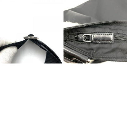 Prada Shoulder Bag Nylon Black Nylon Women Men