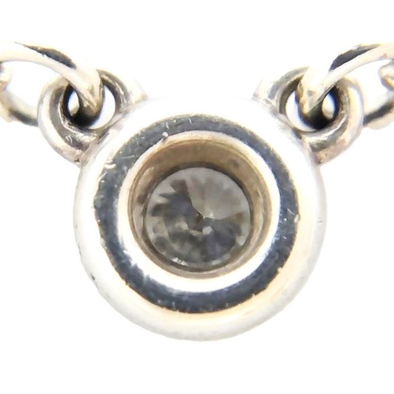 Tiffany & Co Tiffany & Co By-the-yard Necklace With Diamonds Sv925 16g Silver