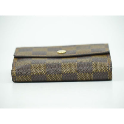 Louis Vuitton Porte Monnaie Bier Cult Cles Di Damier Ebene Fold Wallet — view 3
