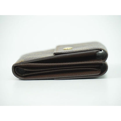 Louis Vuitton Porte Monnaie Bier Cult Cles Di Damier Ebene Fold Wallet — view 4