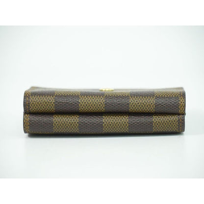 Louis Vuitton Porte Monnaie Bier Cult Cles Di Damier Ebene Fold Wallet — view 5