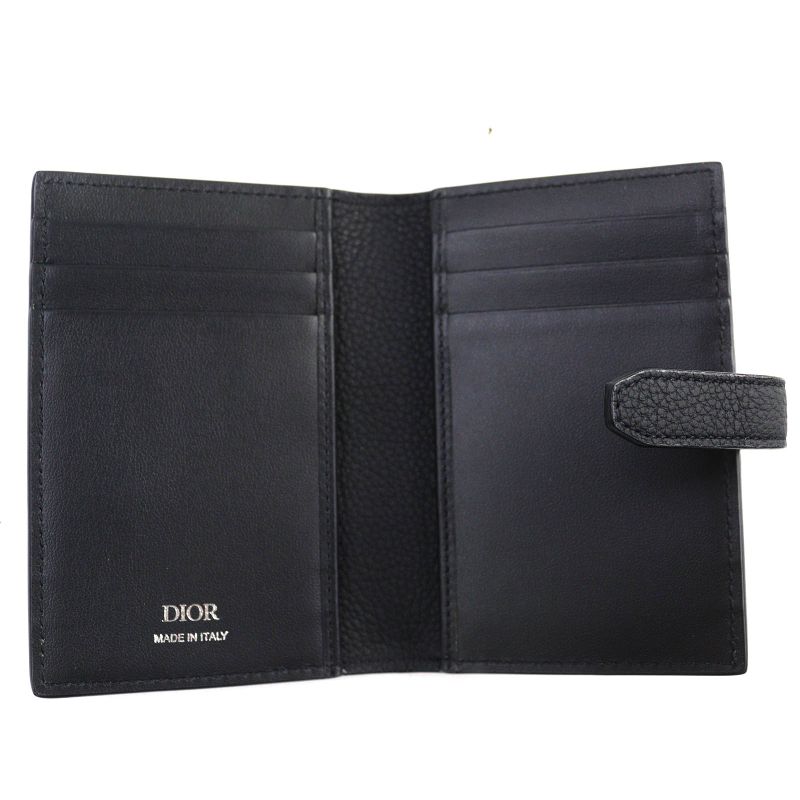 DIOR 2llch187ken DIOR Normandie DIOR Normandie Logo Leather Card Holder Card
