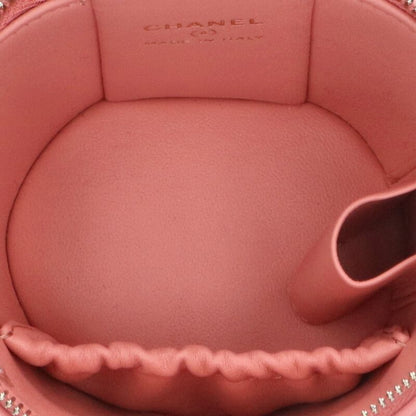 Chanel Mini Vanity Quilted Leather Shoulder Bag Women