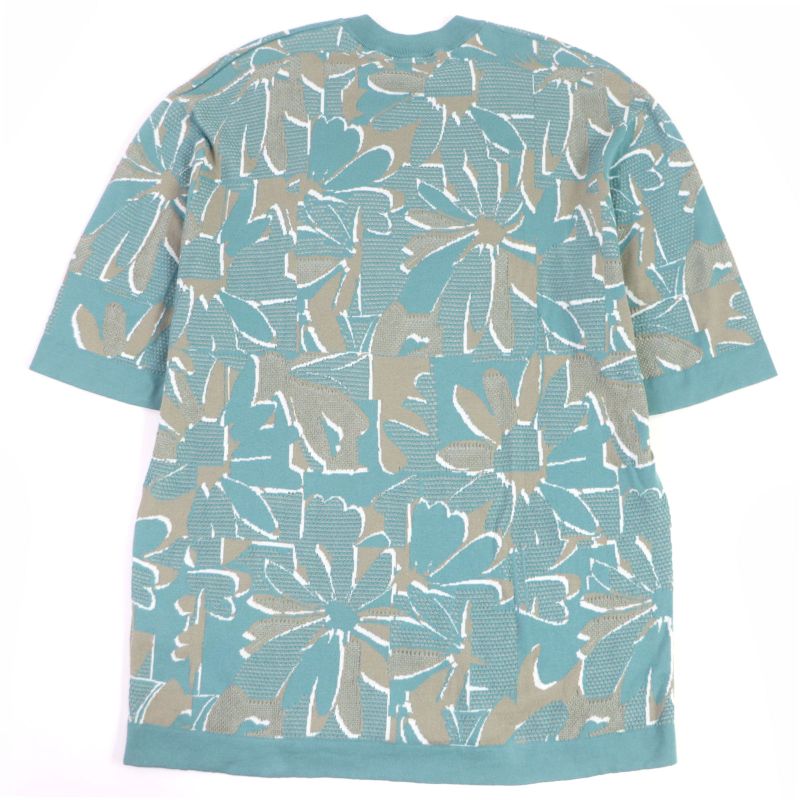 Hermes 2022 100% Cotton Pazzle Floral All Over Pattern Cut And Sewn Short