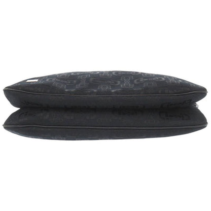 Gucci Horsebit Pattern 211523 Canvas Black Shoulder Bag Black 1563 Gucci