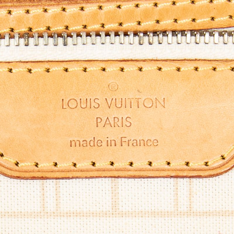 Louis Vuitton Neverfull Ivory Damier Azure AB