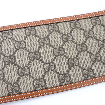 Gucci GG Supreme Wide Belt Brown — view 6