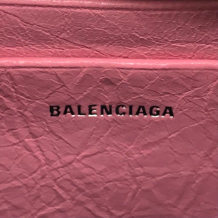Balenciaga le Cagole Heart Leather Mini Shoulder Bag Pink