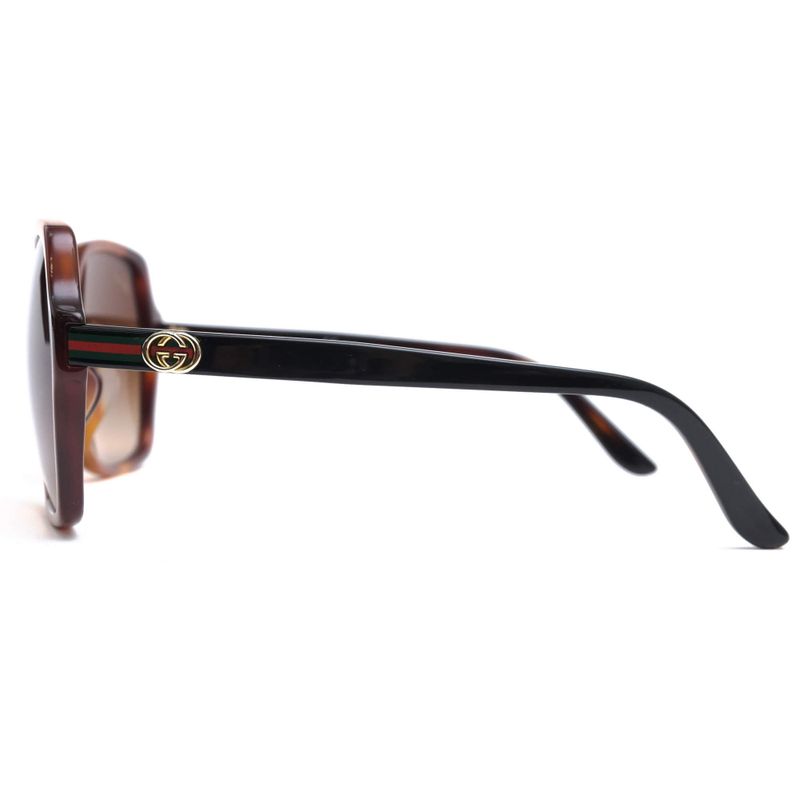 Gucci / Gucci Sunglass Es Glasses Ladies Women Plastic Dark Brown Gg3595 F S