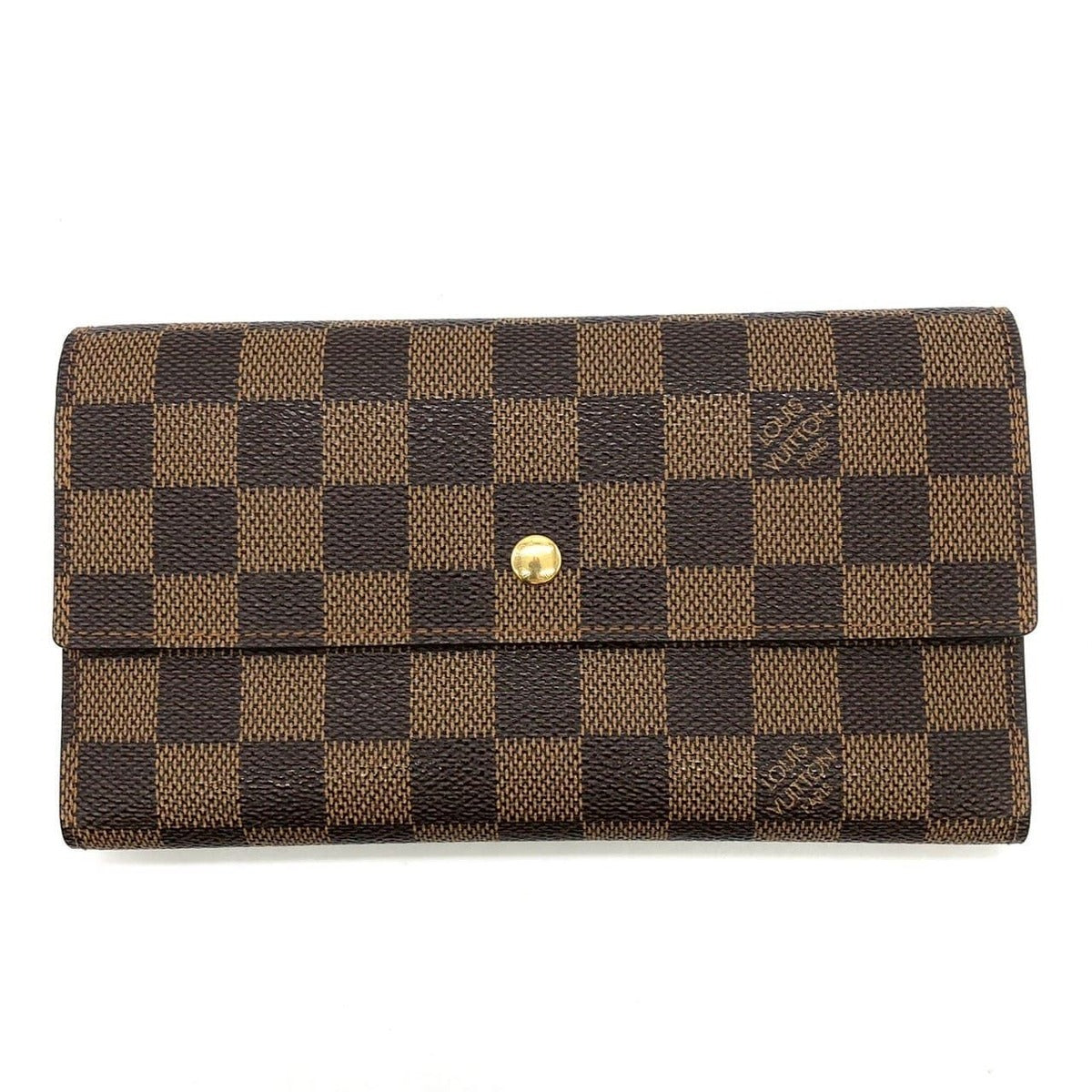 Louis Vuitton Wallet Monogram Brown Vintage