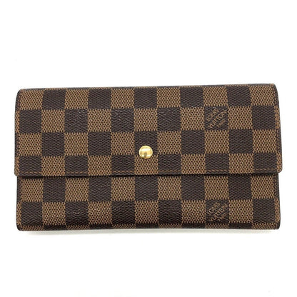 Louis Vuitton Wallet Monogram Brown Vintage
