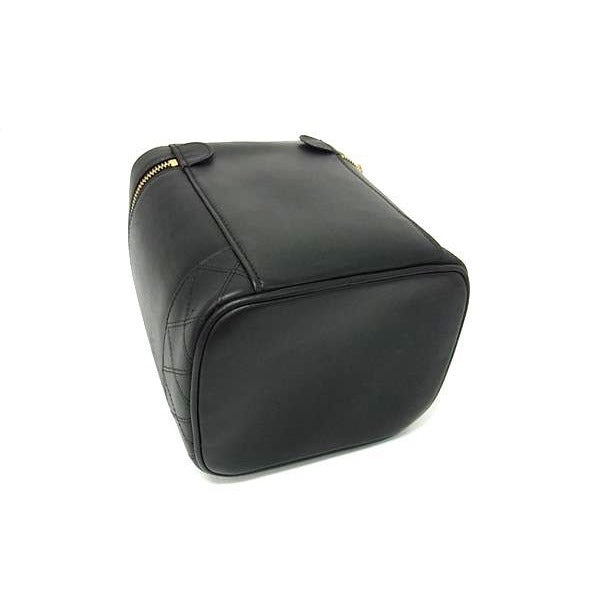 Chanel Vanity Bag Bicolore Black Leather Quilted — view 3