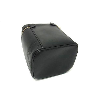 Chanel Vanity Bag Bicolore Black Leather Quilted — view 3