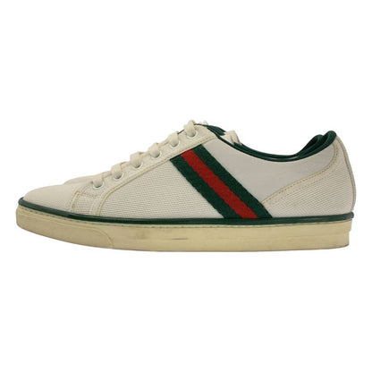 Gucci Sneakers - Canvas And Leather Sherry Line Sneakers - 23 - White - Women's