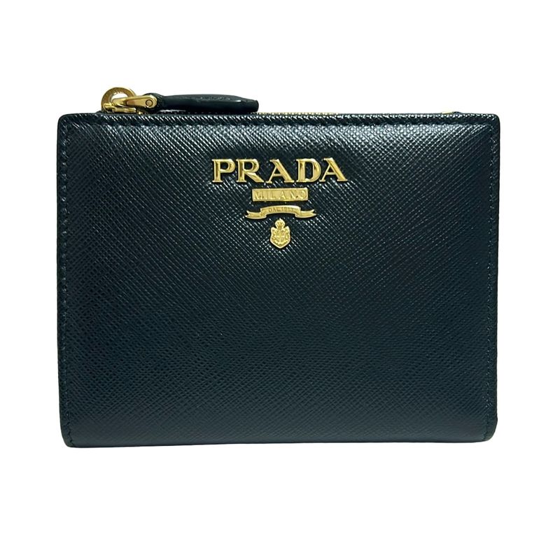 Prada Bifold Wallet - 1ml023 Black Leather