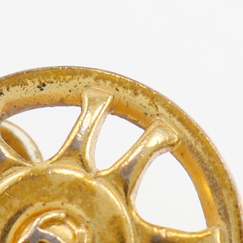 Chanel Gold Plated Ladies 8.7g Earrings