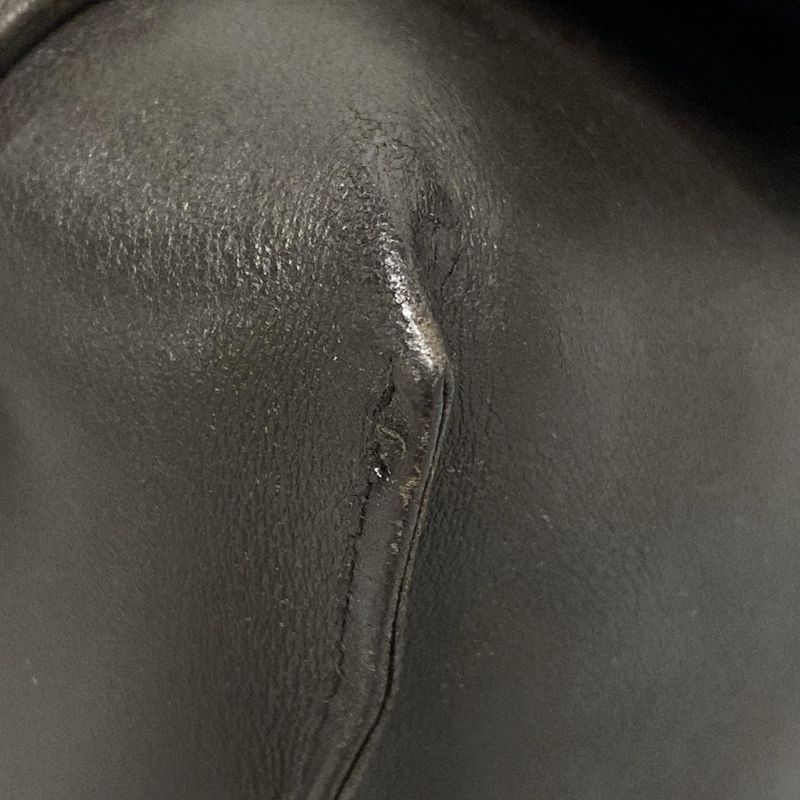 Bottega Veneta Shoulder Bag Intrecciato 113038 Dark Brown Leather