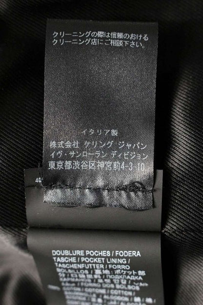 Saint Laurent Paris 641575 Y3b82 Sequined Long Coat Men's 48