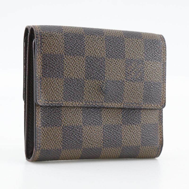 Louis Vuitton Portobier Carte Cles Di W Hook N61652 Damier Canvas Brown Sp0056