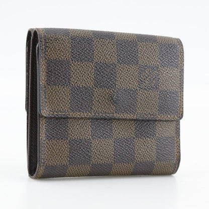 Louis Vuitton Portobier Carte Cles Di W Hook N61652 Damier Canvas Brown Sp0056